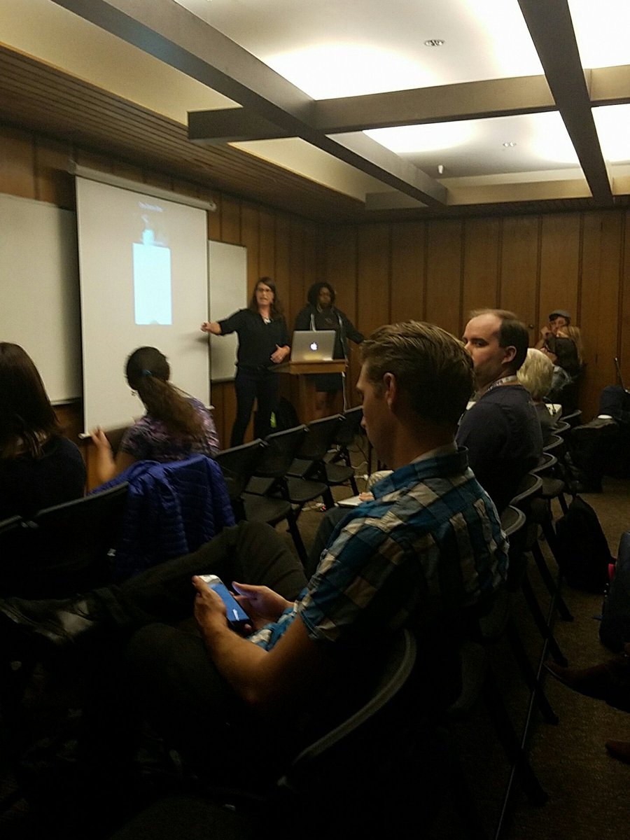 antonettelee's tweet photo. Watching @nicelobster and @zakiyadesigns slay at #badcamp2016 #BADCamp https://t.co/phr4iOUXIw