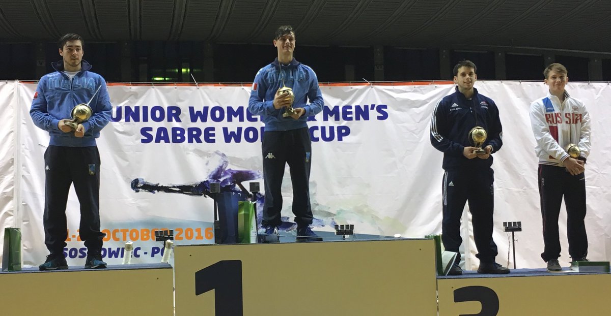Truro's <a href="/Will_Deary/">Will Deary</a> wins his second world cup medal at U20 level! 3rd in Sosnowiec U20 Sabre World Cup #letsgotruro
