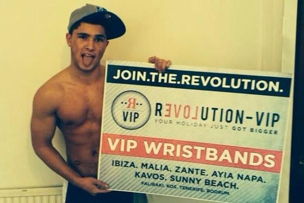 Rep Jordan from Magaluf and Ibiza Weekender knows the top tips on how to have the best holiday! Get the Revolution-vip.com wristband!