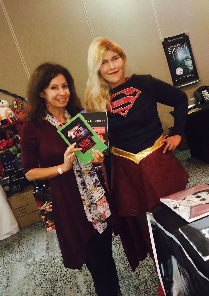 actressjune's tweet photo. After our film screening, I ran into this SA treasure! #SAHorrificFilmFest #incentives #leyendas #donkeylady #TejanoTerror https://t.co/6UBGQCtdDU