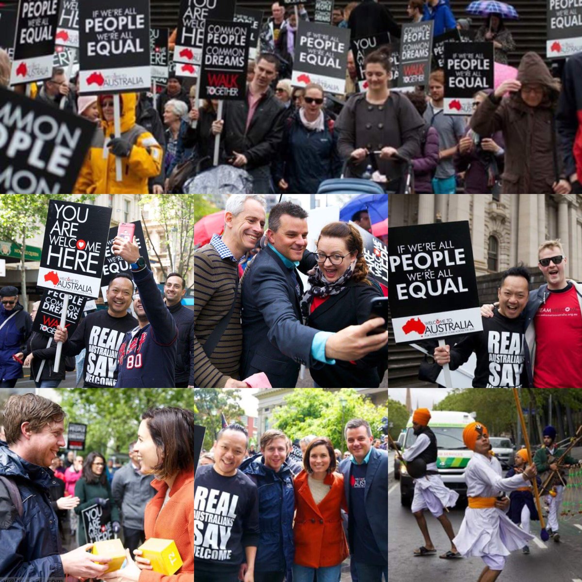 garyleecious's tweet image. Love you #Melbourne for a brilliant #WalkTogether2016 @welcome2aussie @OzRefugeeCounc @SBSPunjabi @SayaLorback @The_WDP @meaganrocket #unity