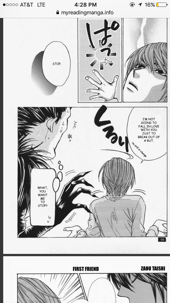 drenchedinit's tweet image. there's a lightxl doujin from the girl who wrote princess princess and I think this scene's funny