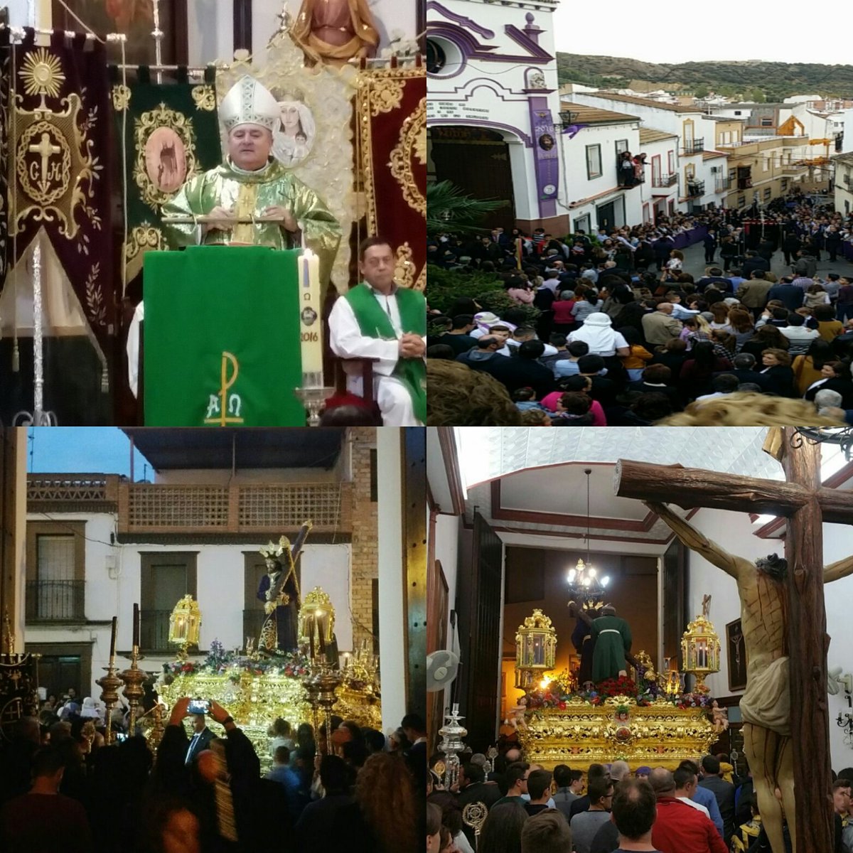 Enhorabuena a la <a href="/HdadLosMoraos/">Hermandad Los Moraos</a> por el día de hoy. Gran lucimiento del paso de Padre Jesús por las calles de Alcalá.