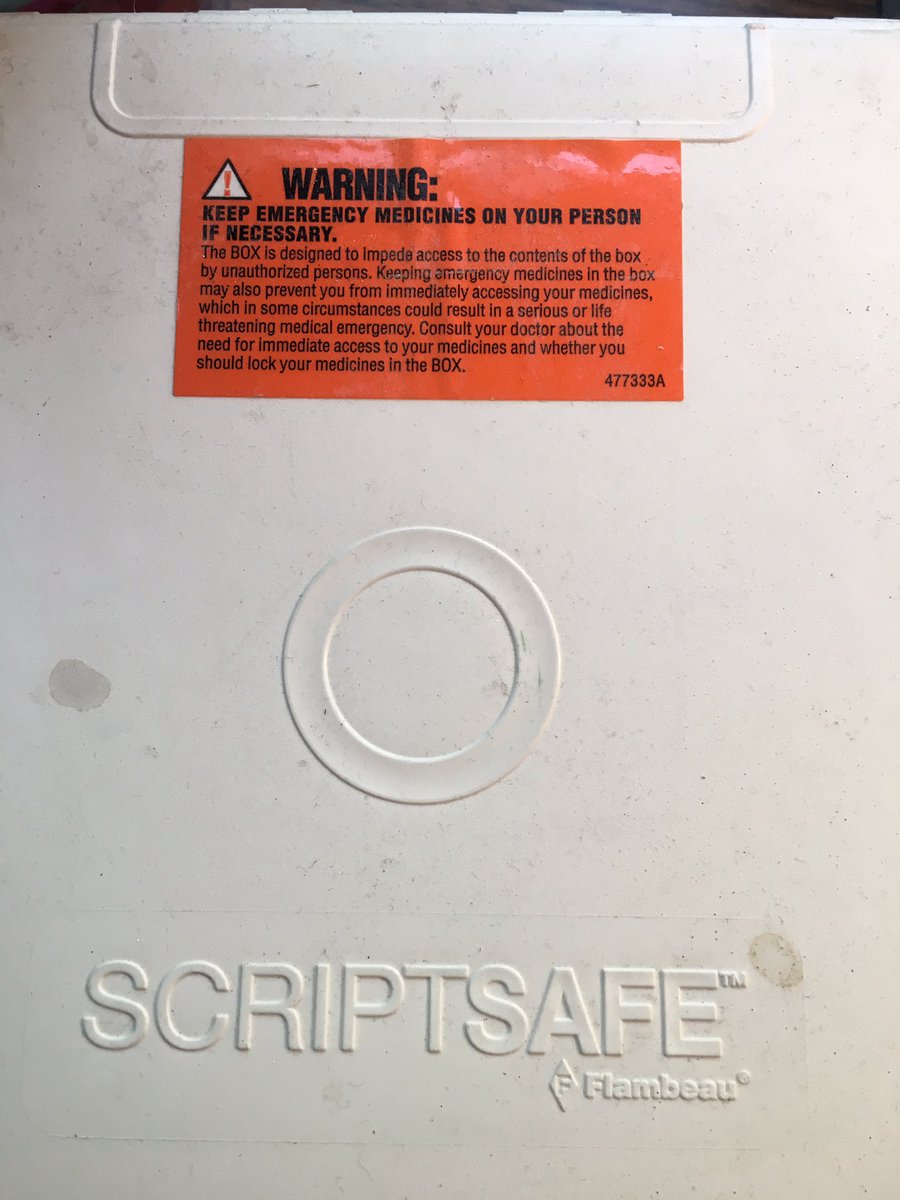 northstardoh's tweet image. keep Emergenzee medicines on your person if necessary. #scriptsafe