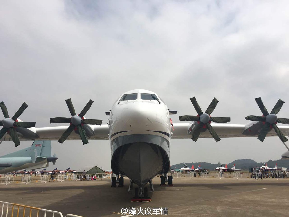 اكمال بناء بدن اكبر طائره برمائيه في العالم  TA-600 / AG600 الصينيه  Cv_4gX6VYAANUq1