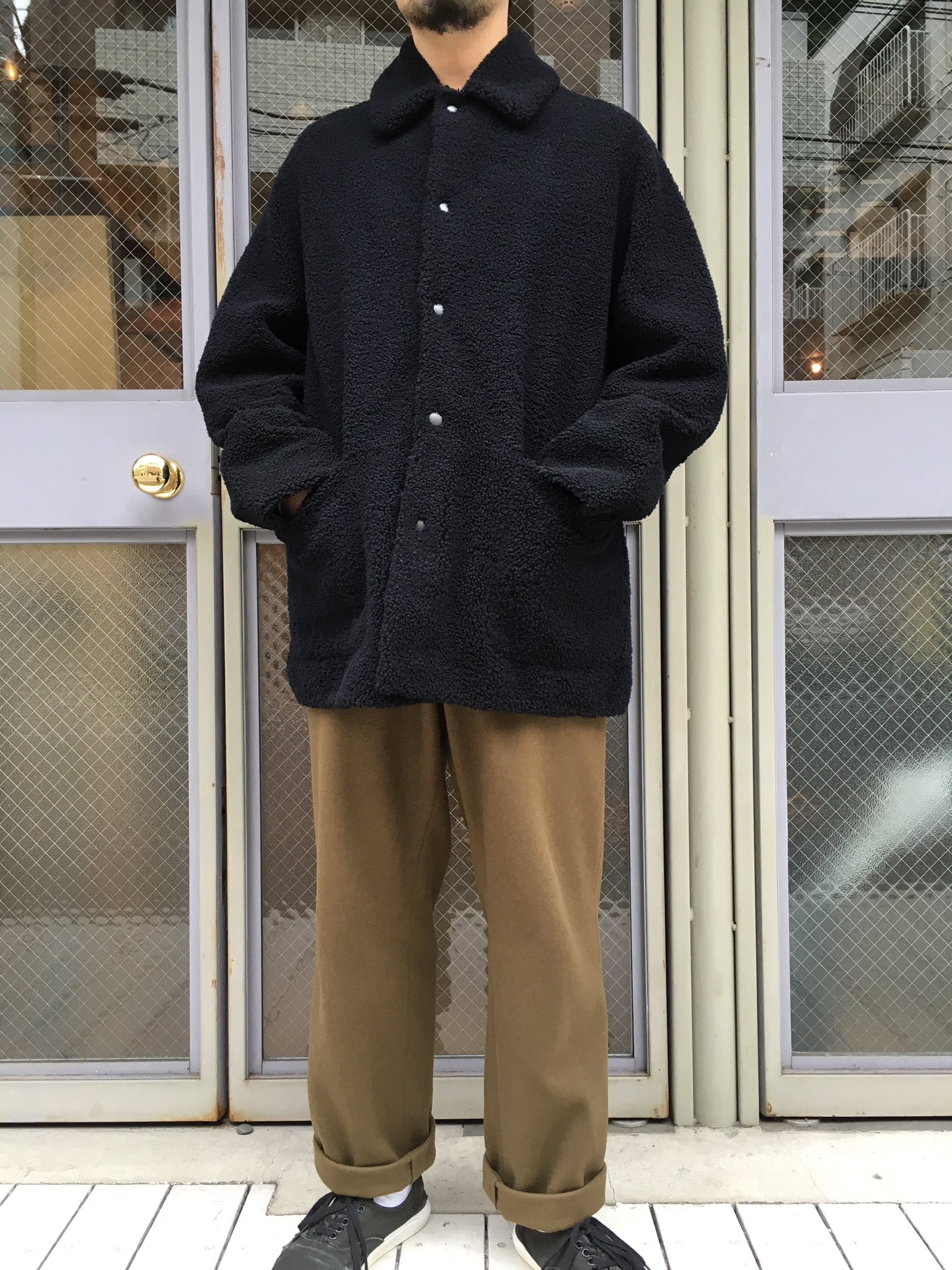 小森氏着用 COMOLI ラコンムートンコーチジャケット 超希少 - レザー 小森氏着用 COMOLI ラコンムートンコーチジャケット 超希少 - レザー