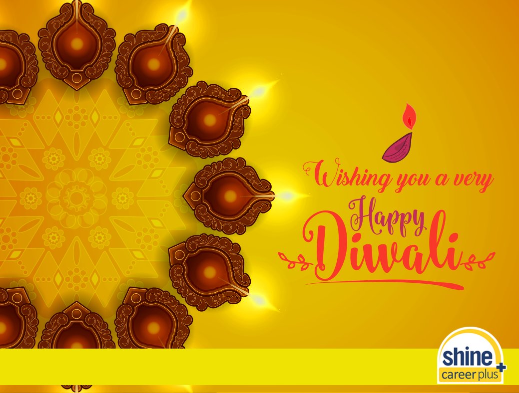 ShineCareerPlus's tweet photo. May millions of lamps illuminate your life with endless prosperity, health &amp; wealth forever. Wishing you and your family a very #happyDiwali https://t.co/T7BH8thY4Z