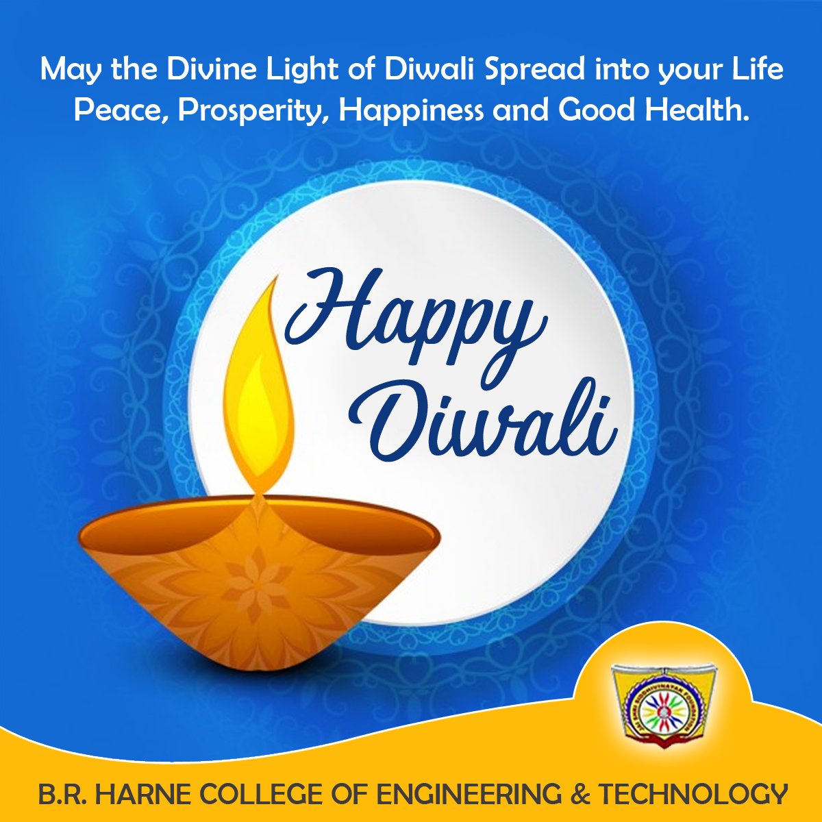 BRHarneCollege's tweet photo. May the Divine Light of Diwali Spread into your Life Peace, Prosperity.
https://t.co/3lfpomRilO
#Engineering #Study #Success #Goal #Diwali https://t.co/2awTLamvvI