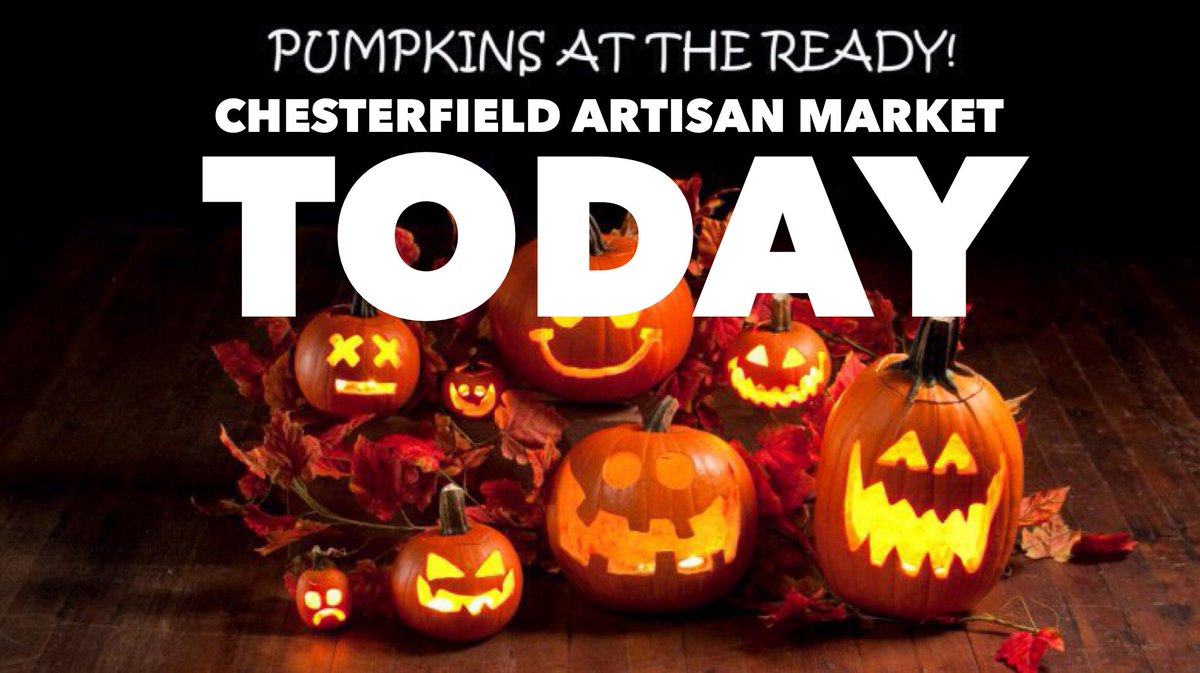 _TheMarketCo's tweet photo. It's TODAY #Chesterfield #ArtisanMarket #Derbyshire
See you there...
#PumpkinsAtTheReady
#UtterlyAwesome https://t.co/TAfb59ZT7z