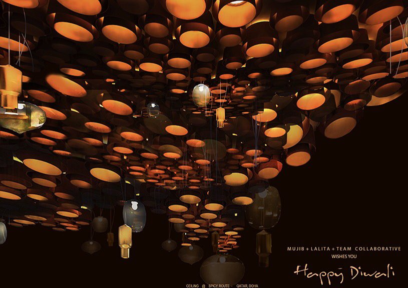 COLLABARCH_LT's tweet photo. Happy Diwali and a Stupendous year ahead, best wishes Lalita + Mujib + Team Collaborative Architecture https://t.co/aYKDxJR1El
