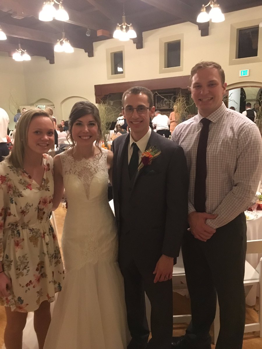 DDickerhoff's tweet photo. Congrats Mr &amp; Mrs Miller from the Dickerhoff's in Indiana #MillersTakeFlight https://t.co/bn08dSONPQ