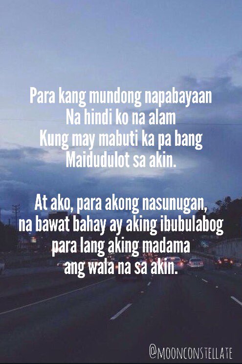 moonconstellate's tweet photo. "Akin" 🍃✨
#tagalogpoems #akda #poetry #poem #poet https://t.co/t0D2eMXDPD