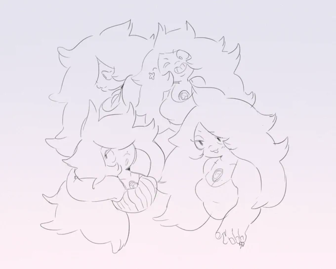sketchy Amethysts to cheer me upo 