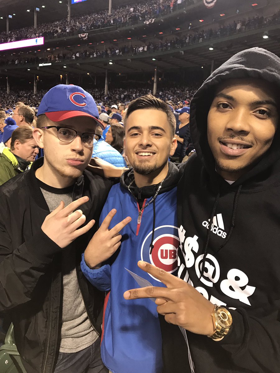 Cubs Game with G HERBO On My Bday #WorldSeries #CubsGame <a href="/gherbo/">G HERBO</a>