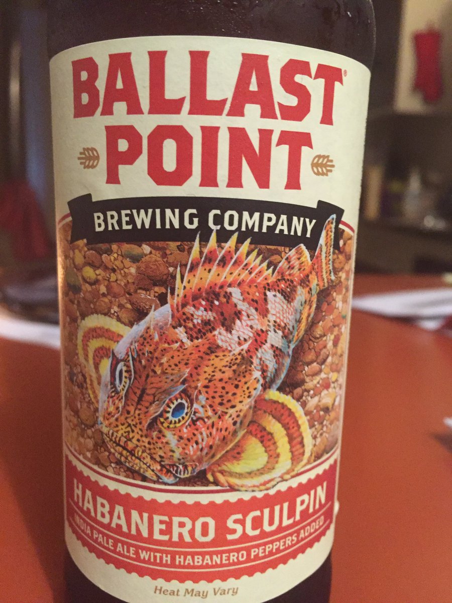 TheBeerArk's tweet photo. Fiery? ✅
Spicy? ✅
Delicious? ✅
#Craftbeer #TheBeerArk @BPbrewing #sculpin #habanero https://t.co/4zkgLYlS3Y