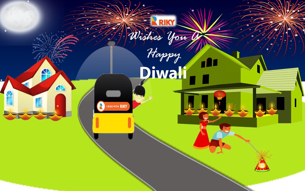 Team Riky wishes you a very happy Diwali and a prosperous new year !!!! #Diwali #Diwali2016 #Lightitup #ridebetter