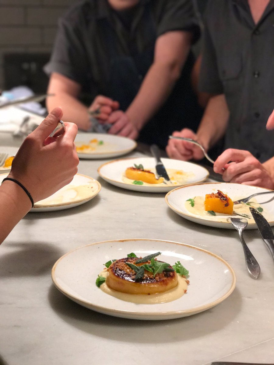 ModelMilkBistro's tweet image. Saturday night project. Pumpkin, apple, coconut. 📷: @jfgingrass #modelmilk #saturdayproject