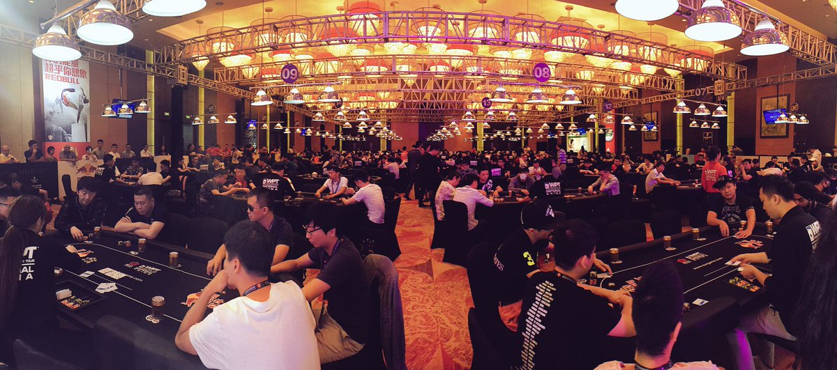 LynnGilmartin's tweet photo. The impressive #WPTChina poker room at MGM Grand Sanya. https://t.co/iIBUTEDHlR