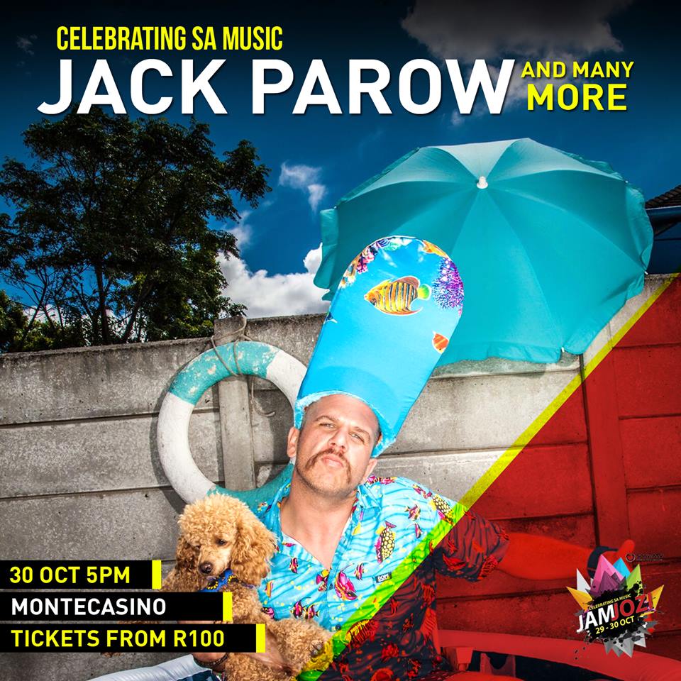.<a href="/JackParow/">Jack Parow</a> LIVE on stage SUN 30 OCT 5PM <a href="/MONTECASINOZA/">MONTECASINO</a> TICKETS at the DOOR | All Weekend Pass only R150 #JamJOZI