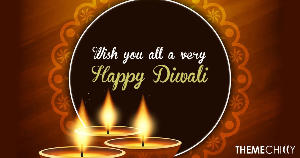 Themechilly's tweet photo. ThemeChilly wishes you all a very #happy and prosperous #Diwali :) https://t.co/u0wKYH8bxZ