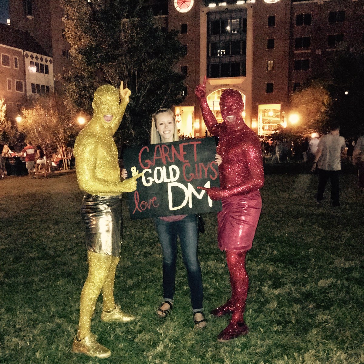 GarnetGoldGuys's tweet photo. Dance Marathon, baby! Let's gooo! @DM_FSU https://t.co/6s8PSMKXkS