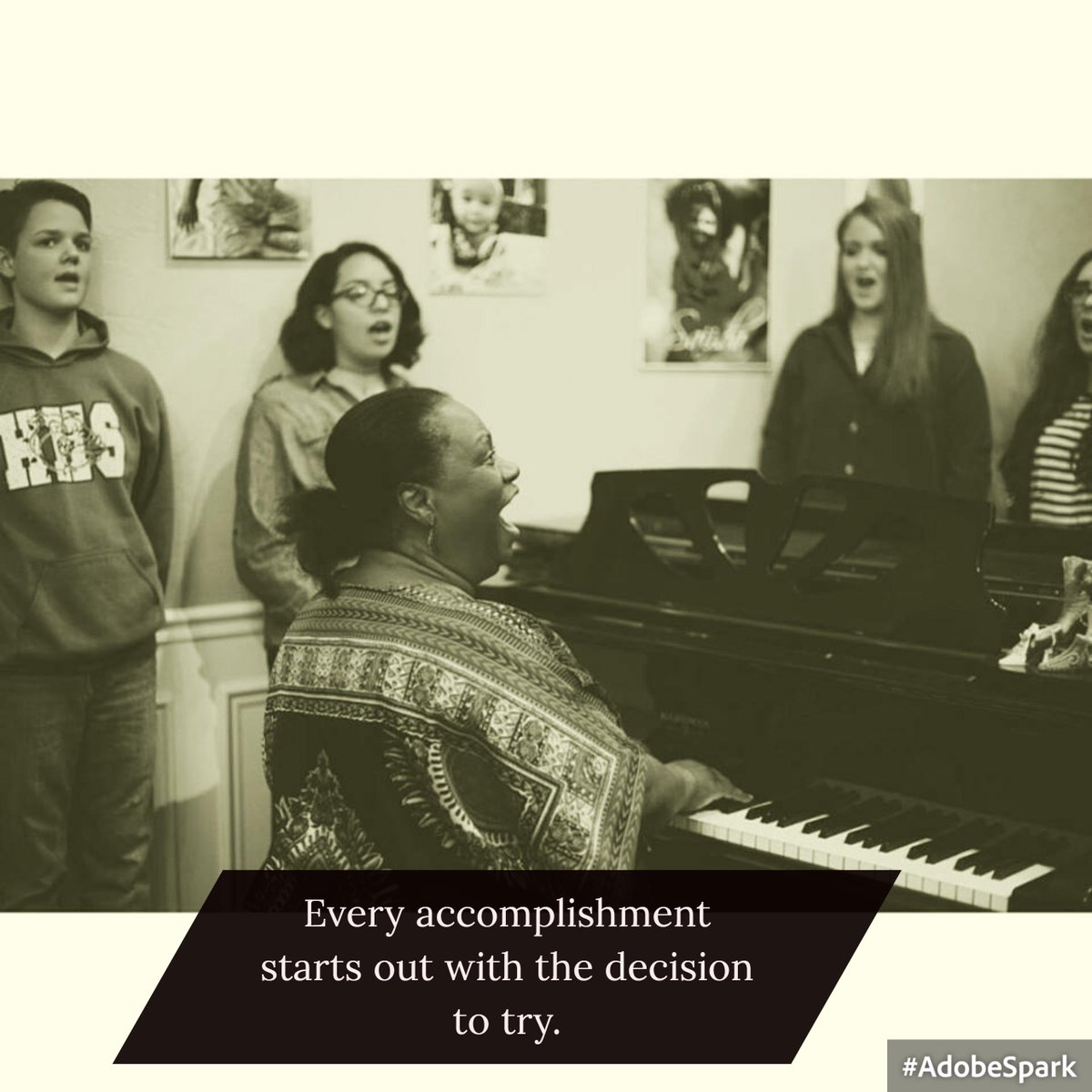 If you are willing to TRY and work hard, I can teach you!