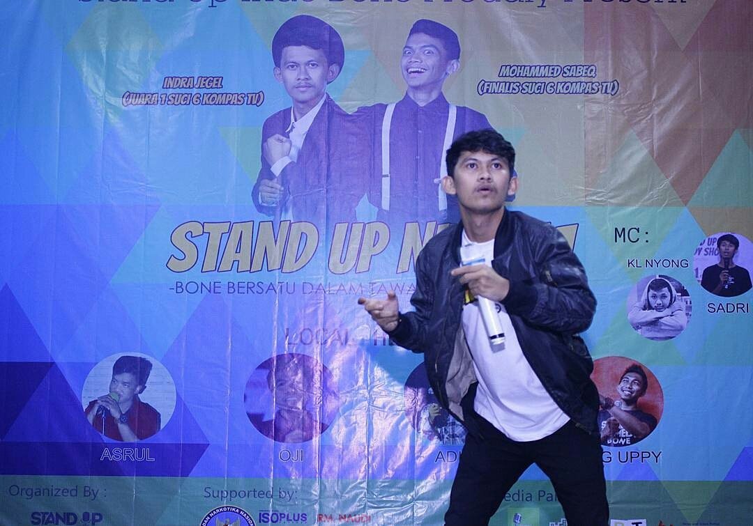 Terima Kasih bang <a href="/indrajegel/">indra jegel</a> sudah menghibur masyarakat Bone di #SUN1BONE . Pecahhh...
#LeppangTeme