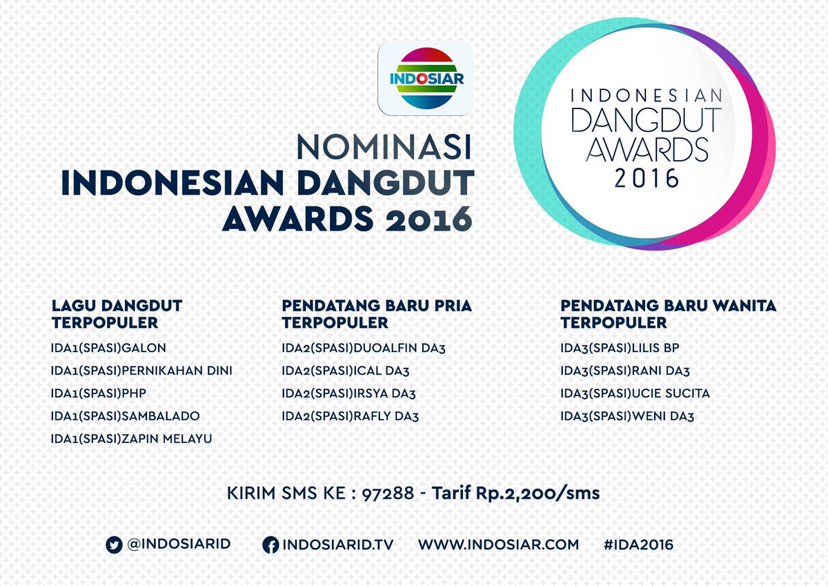 Dukung <a href="/DA3_Ical/">Ical D'Academy 3</a> @da3_Irsya <a href="/DA3_Rafly/">Muh.Rafly Heriawan</a> &amp; @DA3_AlfinK @DA3_Alfien dalam kategori Pendatang Baru Pria Terpopuler #IDA2016.