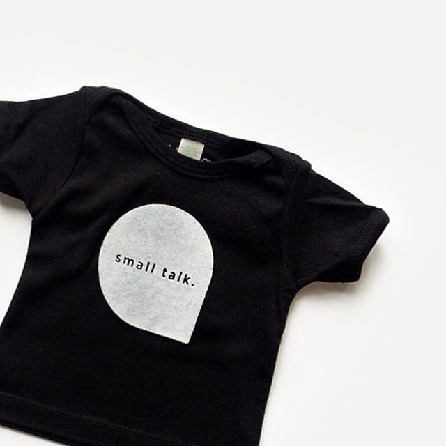 tinylovedesign's tweet photo. 'Small talk' baby tee for those babbling babes.👶
-
Tee at https://t.co/9n2Y3ieO6J https://t.co/6XhTRfiIM7