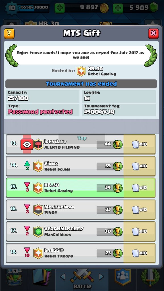metatournament's tweet photo. Congratulations to all the card winners! We hope you get some useful cards! See you in the Arena! https://t.co/5SFH4X24XV