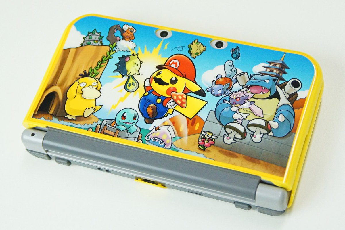 ｖジャンプ編集部 昨日発売したマリオピカチュウのnew3dsllカバー すごくいい Sfc柄は見えなくなちゃったけど マリオのパッケージと比較するとおもしろいですね もしやノコノコって最終的にクッパに進化する ﾌﾞﾗｯｷｰﾐﾔｻﾞﾜ
