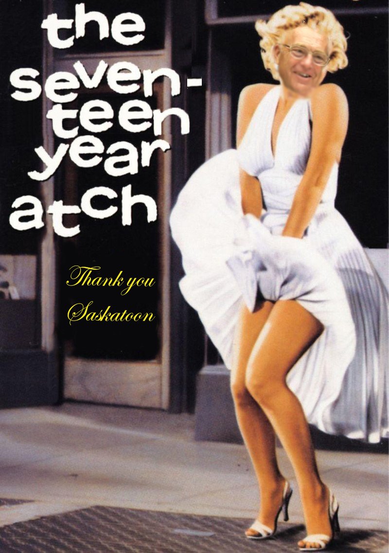Don_Achison's tweet photo. Dear Saskatoon, don't forget what's at stake this Wednesday!!! #CatchTheAtch &amp; #KeepMeWorking! We can talk about change in 2020! #17yearAtch https://t.co/JfRAgEECSZ