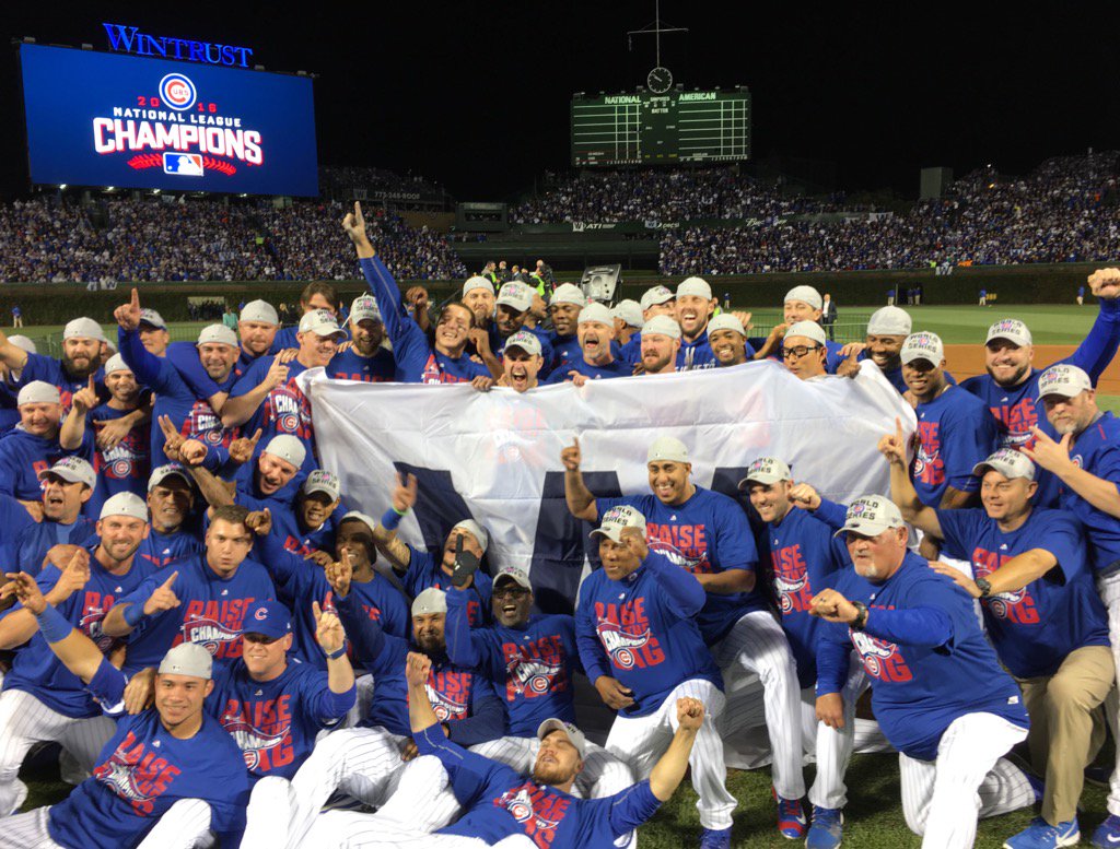Chicago Cubs on X: Your 2016 National League Champions. #FlyTheW   / X