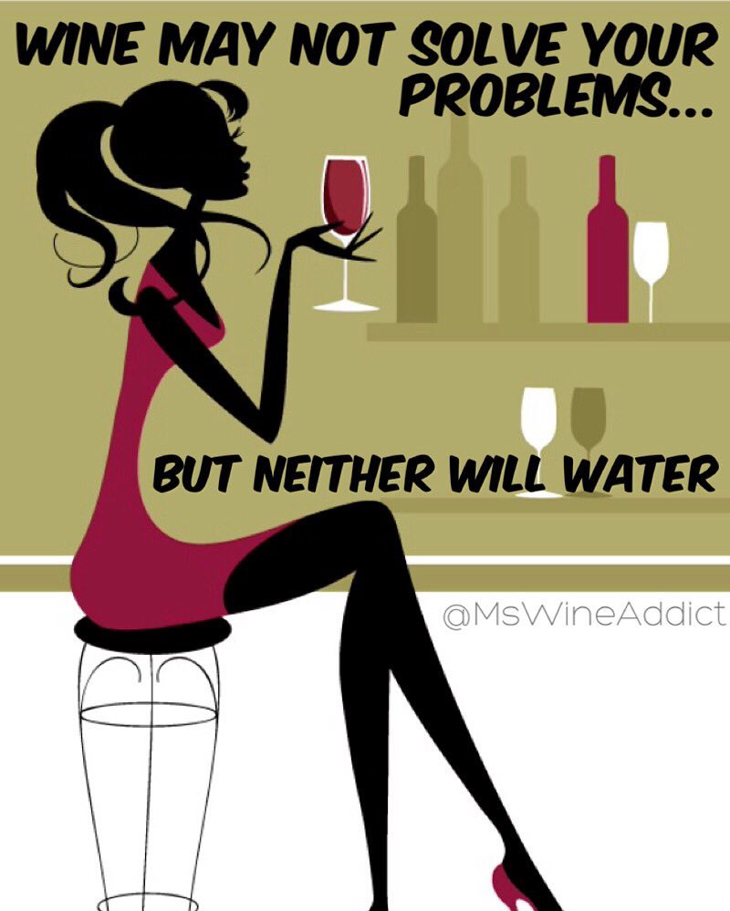 MsWineAddict's tweet photo. Water or wine?? #lovewine #wine https://t.co/vMIjrybi3j