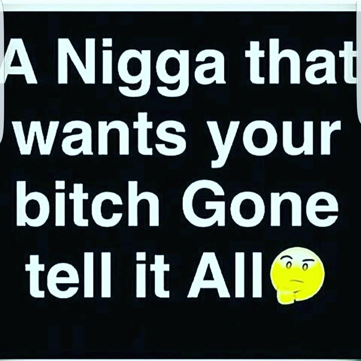 Sharkinacoupe's tweet photo. You I heard ass n***** make my day. https://t.co/ObKm8hqerp
