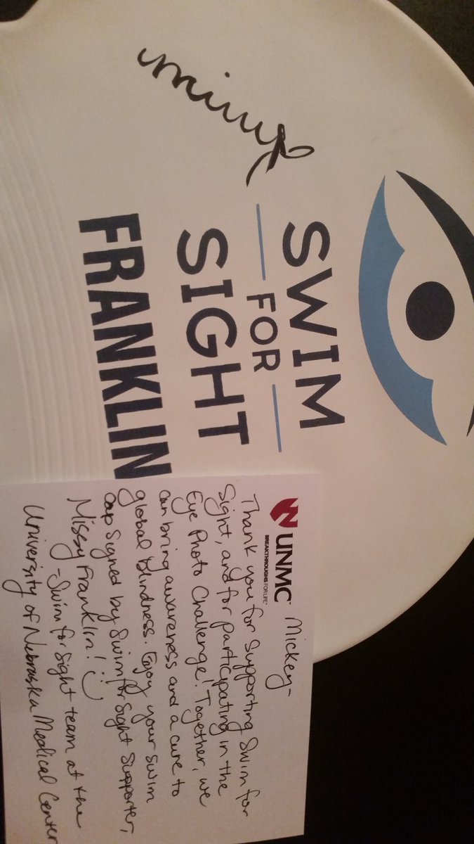 yoitsmickeyyy's tweet image. Thank you @SwimForSight for my signed swim cap! I love this campaign and everything it stands for!! #SwimForSight