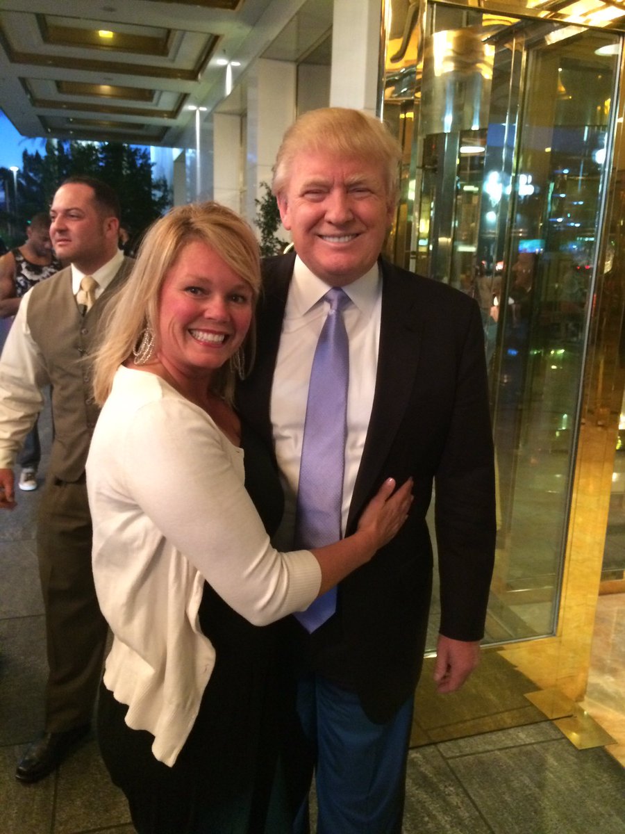 RonBeaver1's tweet photo. I was honored to meet @realDonaldTrump at the Trump Hotel and my mom said you need to run for President #1Wife Mother Fan Indiana Resident! https://t.co/coYW0hOqKt