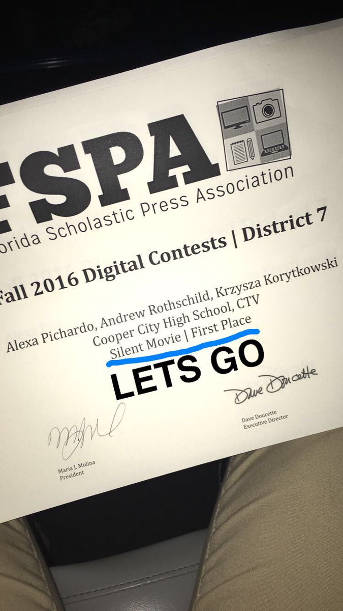alexapichardoo's tweet photo. still shaking from today's events,, wouldnt want it any other way.. CTV, we are district 7 #fspa2016 #cchsctv https://t.co/kiAvYNFfm8