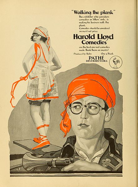 miwi1010's tweet photo. Harold Lloyd advertisement, Moving Picture World, United States, 4 April 1919 #HaroldLloyd #1910s #1919 #silentera #MovingPictureWorld https://t.co/f1kkFl5SrS