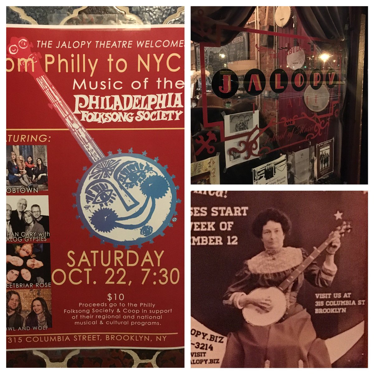 Weeee're heeeeere! Come hear <a href="/BobtownMusic/">Bobtown</a> <a href="/MeghanCarySongs/">Meghan Cary</a> <a href="/SweetbriarRose/">Sweetbriar Rose</a> <a href="/owlandwolfmusic/">Owl and Wolf</a> supporting <a href="/folksongsociety/">folksongsociety</a> at <a href="/JalopyBrooklyn/">Jalopy Theatre</a>