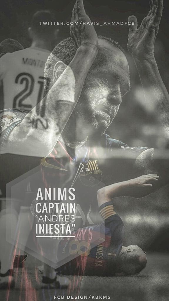 Arifcb_'s tweet photo. Wallpaper : Andres Iniesta [Via @haviz_ahmadfcb] #AnimsIniesta https://t.co/2BF4MAfJuC