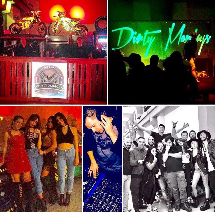 RustyMilano's tweet photo. Rusty Garage &amp; Dirty Mondays Private Party 🚨#rustygaragemilano https://t.co/WvR2BJhdlE