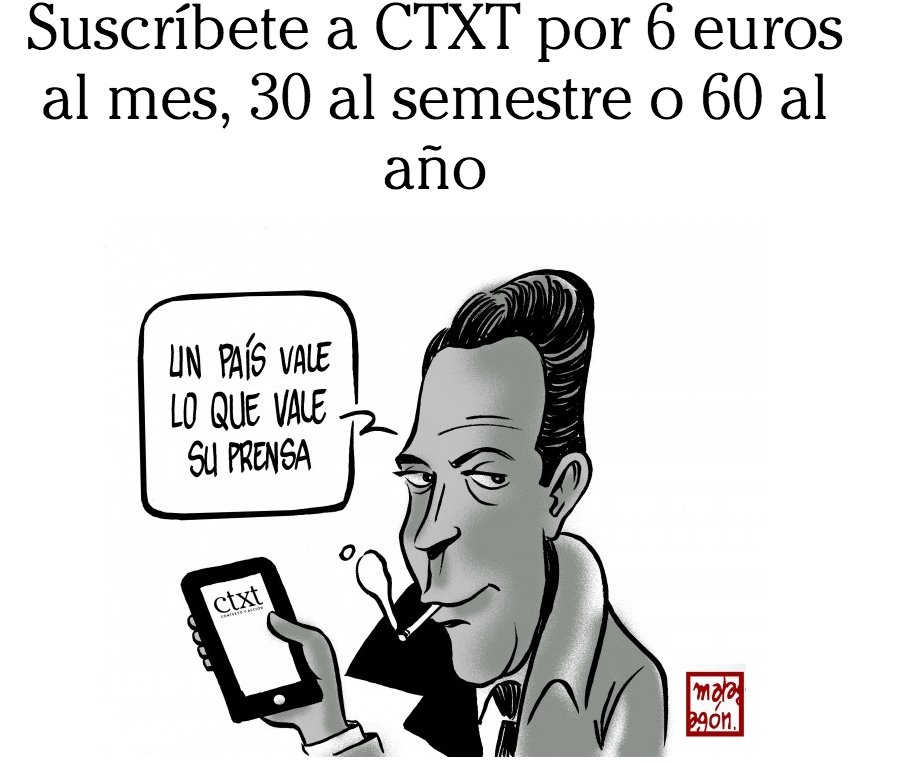 Ser suscriptor tiene premio: podrán ser accionistas de CTXT a mitad de precio en noviembre. ctxt.es/es/20150115/re…
