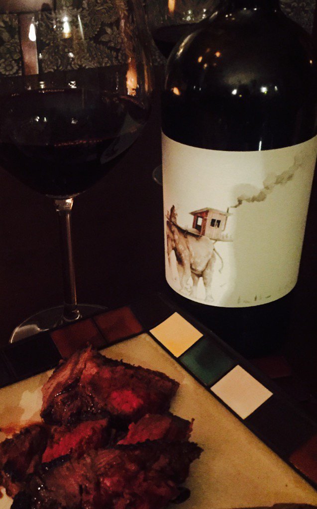 YnDiva's tweet photo. Nothing like an amazing piece of red meat with this beauty @HatchWines #thedynasty @WeirRidgeYnmakr @Grapeson1990 https://t.co/EQLqsRJUMY