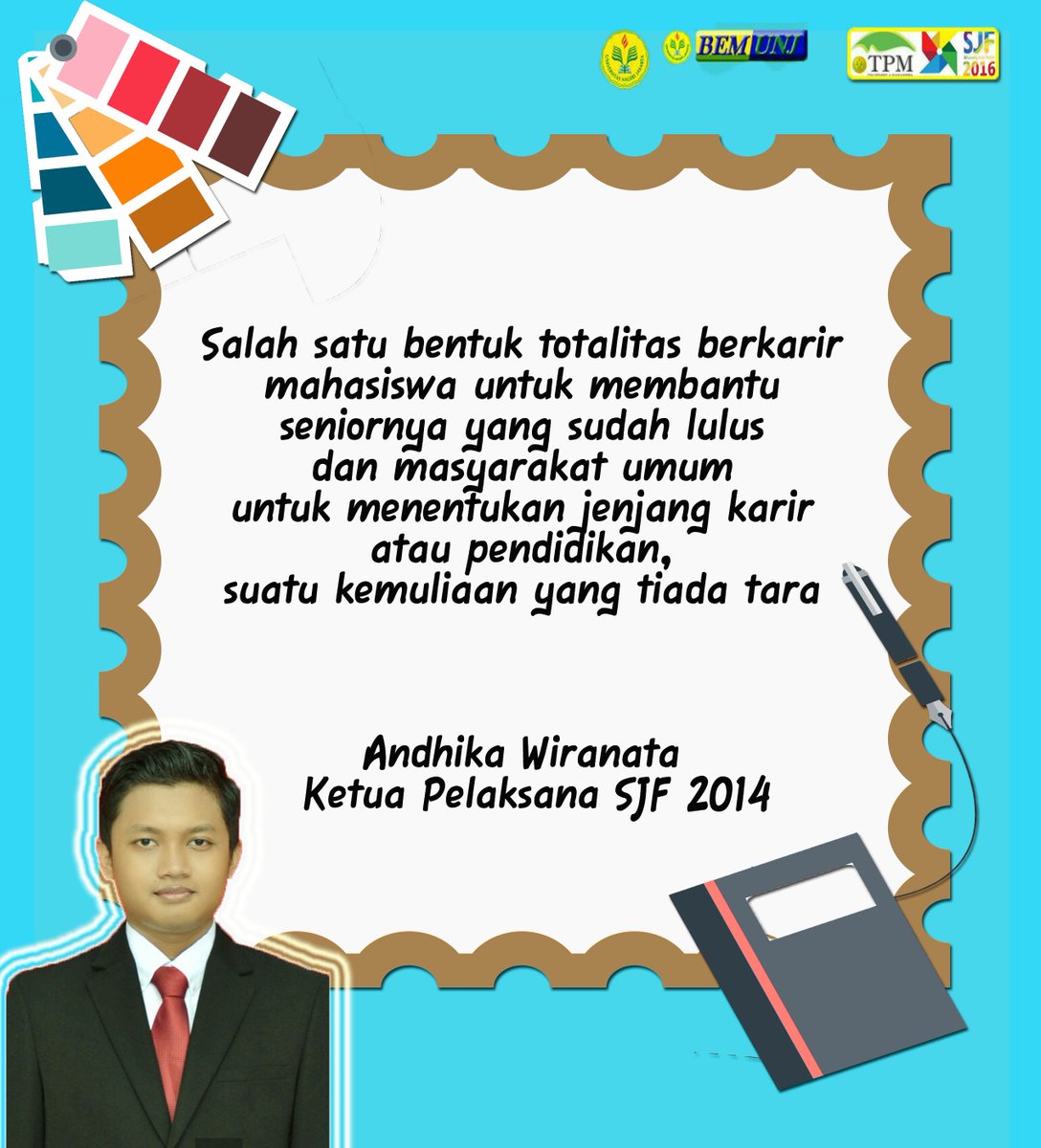 SJFUNJ2k18's tweet photo. Apa kata mereka tentang SJF UNJ? https://t.co/3oYlklzikU