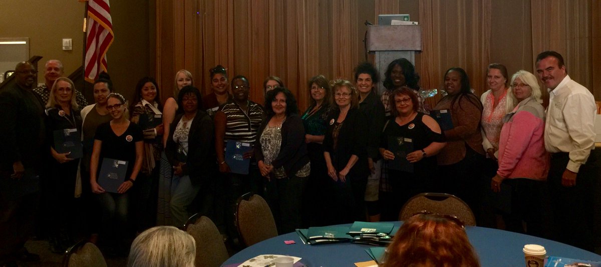 MEJ2714's tweet photo. Supt. Ted Alejandre recognizes Paraeducators at Professional Development Day! https://t.co/bLLbDu6OLp