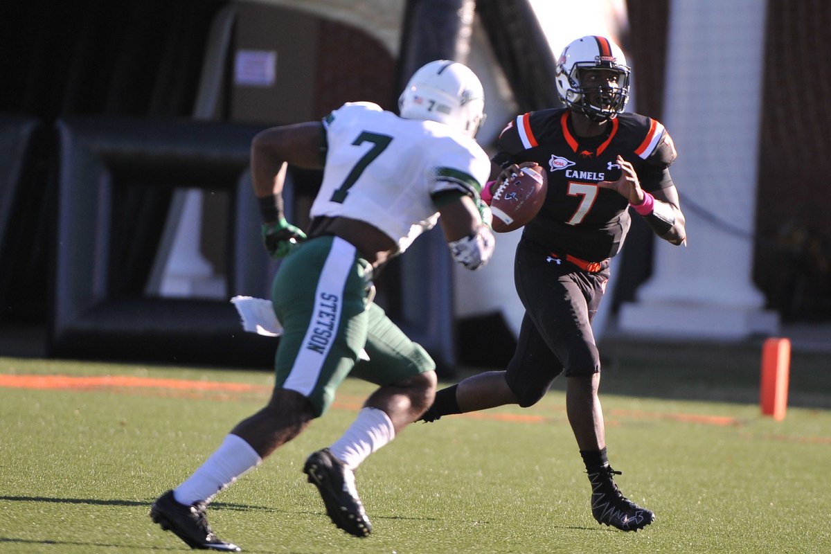 GoCamelsFB's tweet photo. Blocked field goal lifts Stetson to 30-24 overtime PFL win at Campbell

Recap: https://t.co/Dem3UbMtIr https://t.co/JQtgWETFsH