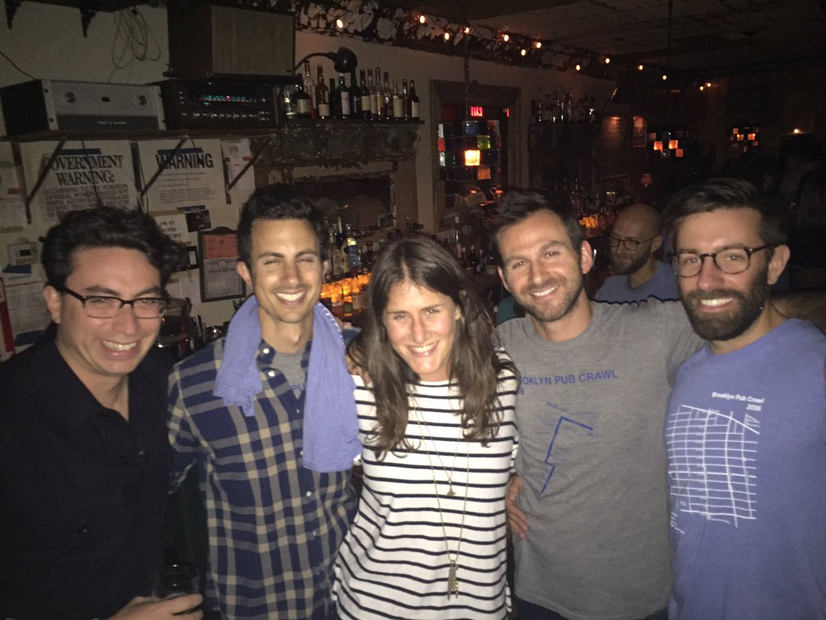 bkpubcrawl's tweet photo. Gettin' the band back together https://t.co/VyqpmR7CQK