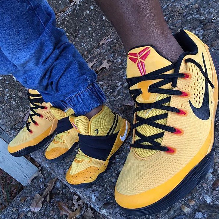Kixify's tweet photo. #KidsInKicks this time with @mr_miller1 rocking the Kyrie x Kobe combo. #Kixify #KixifyLife #KicksOnFire https://t.co/iI4LpT8Xcm