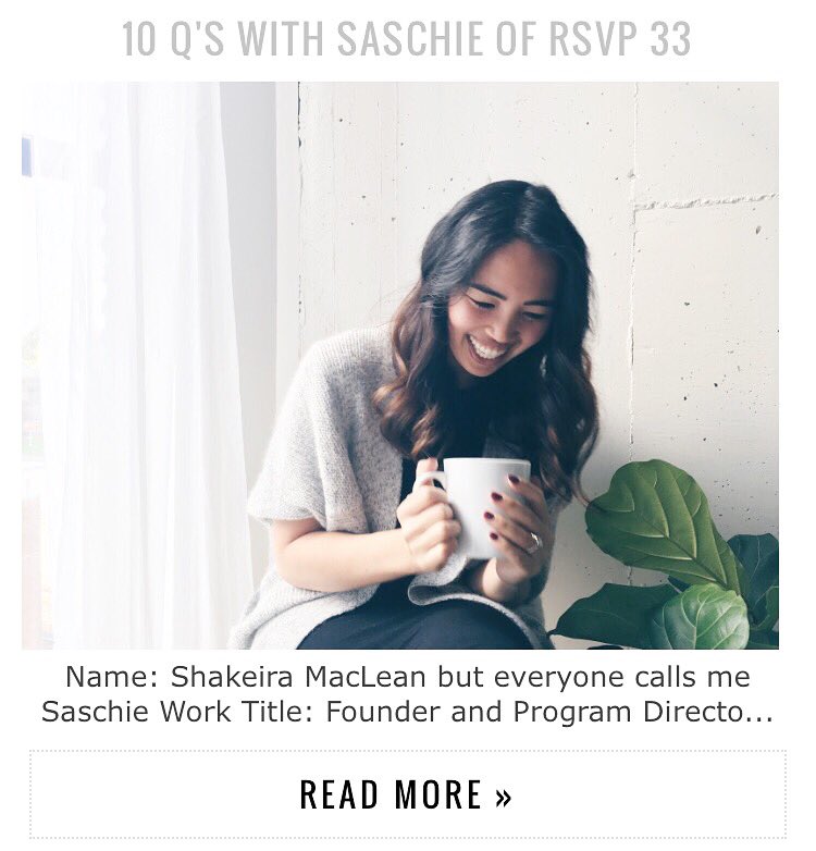 ashleyshariece's tweet photo. A new Chai Chat w/ @lovesaschie of @rsvp33! We're talking about Beyoncé, travel &amp; more! Link in bio. 👯 #beydanceyvr #yvrblogger https://t.co/gcHmyfusFo
